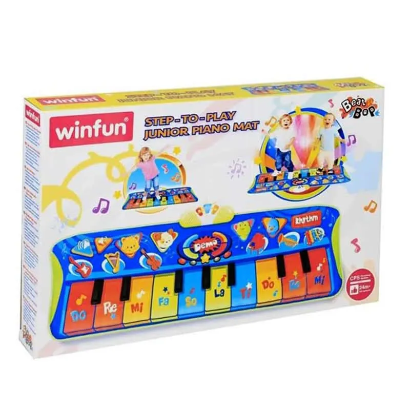 Win Fun Step To Play Junior Piano Mat